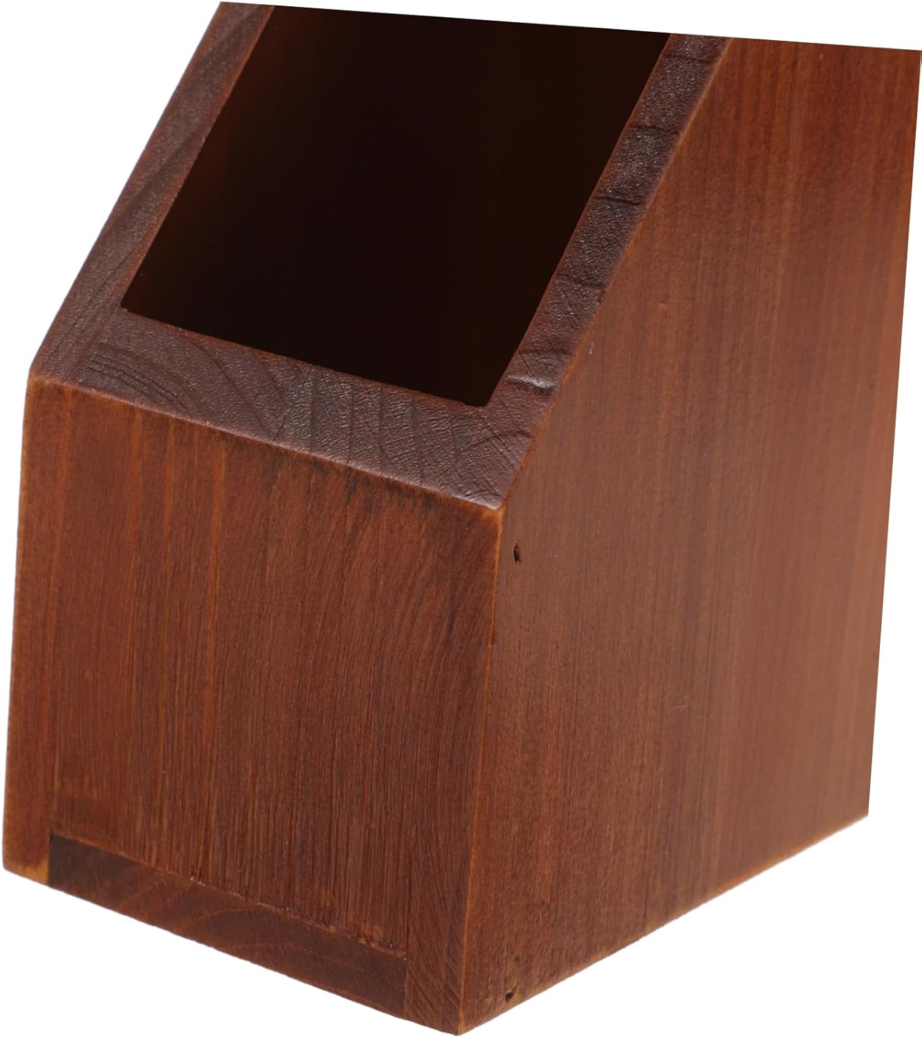 Operitacx Solid Wood Storage Box for Desktop Organization Lidless Wooden Box for Office Supplies and Home Decor for Desk Accessories image number 1