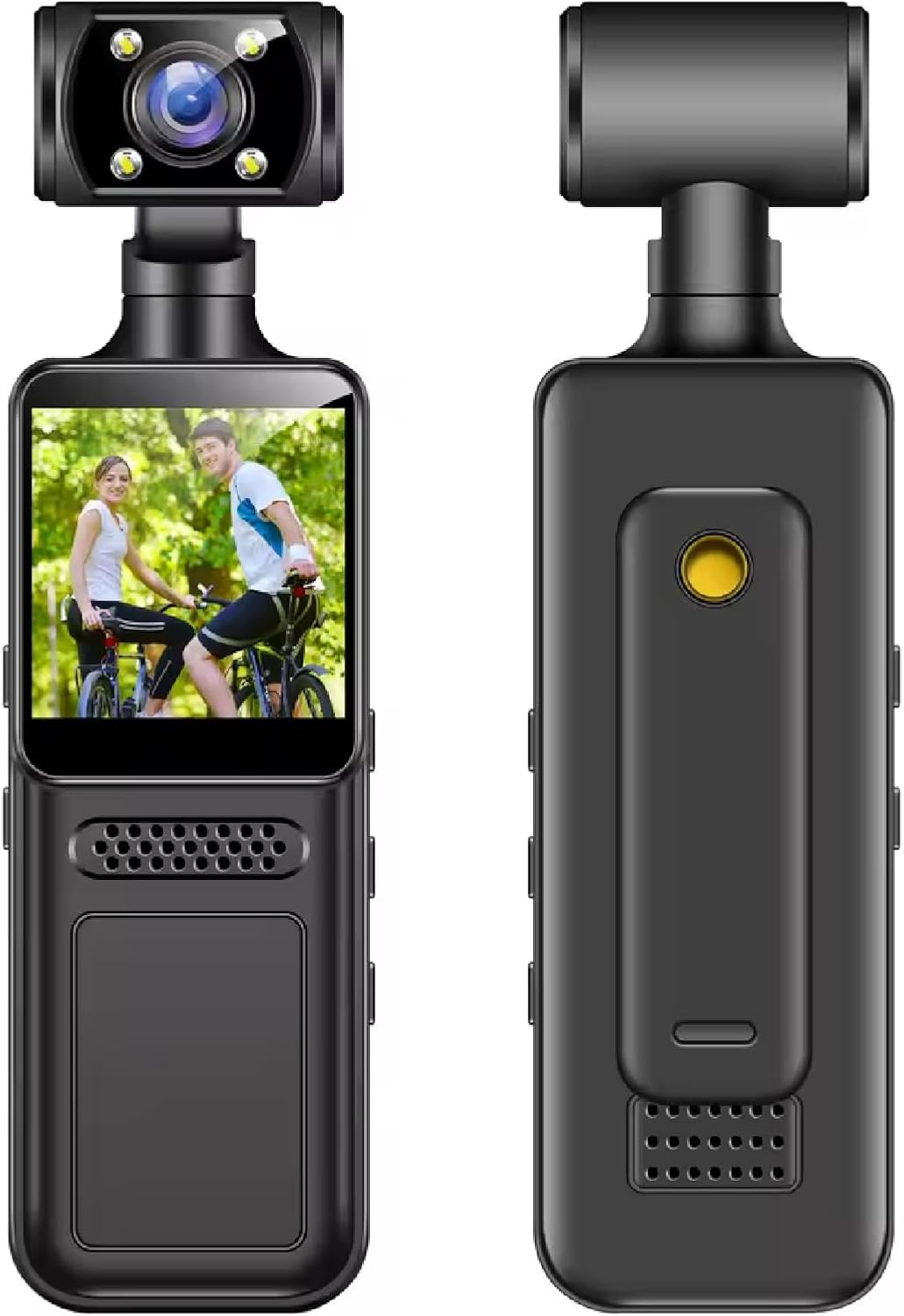 MENDUNER Action Camera 4K with 135&deg; Wide Angle｜180&deg; Rotatable Lens & Wifi APP Control｜Support 256GB Card｜1000Mah Battery image number 2