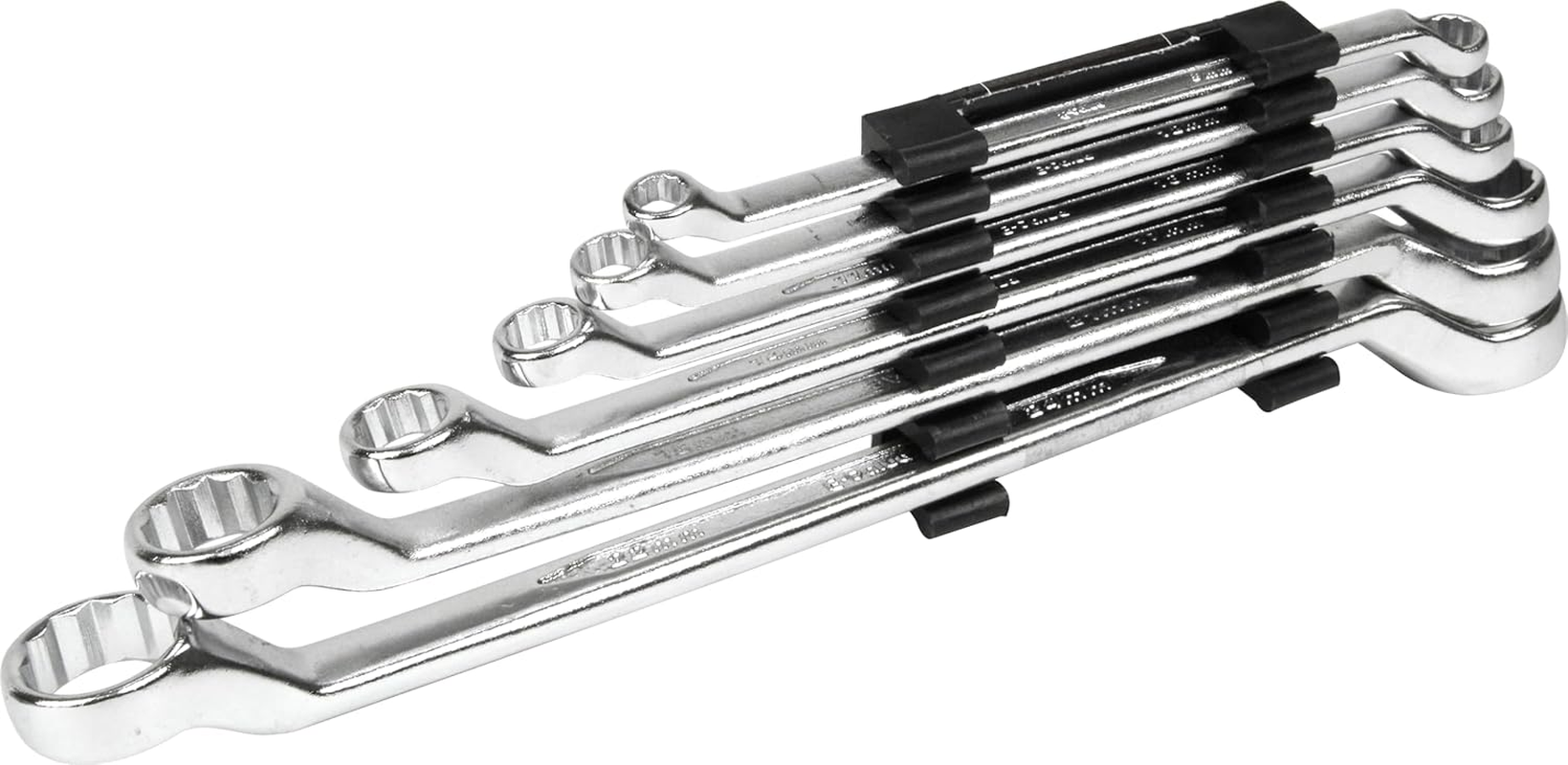 E-Value ESW-06S Double Mouth Spanner Set, Millimeter Size, Set of 6