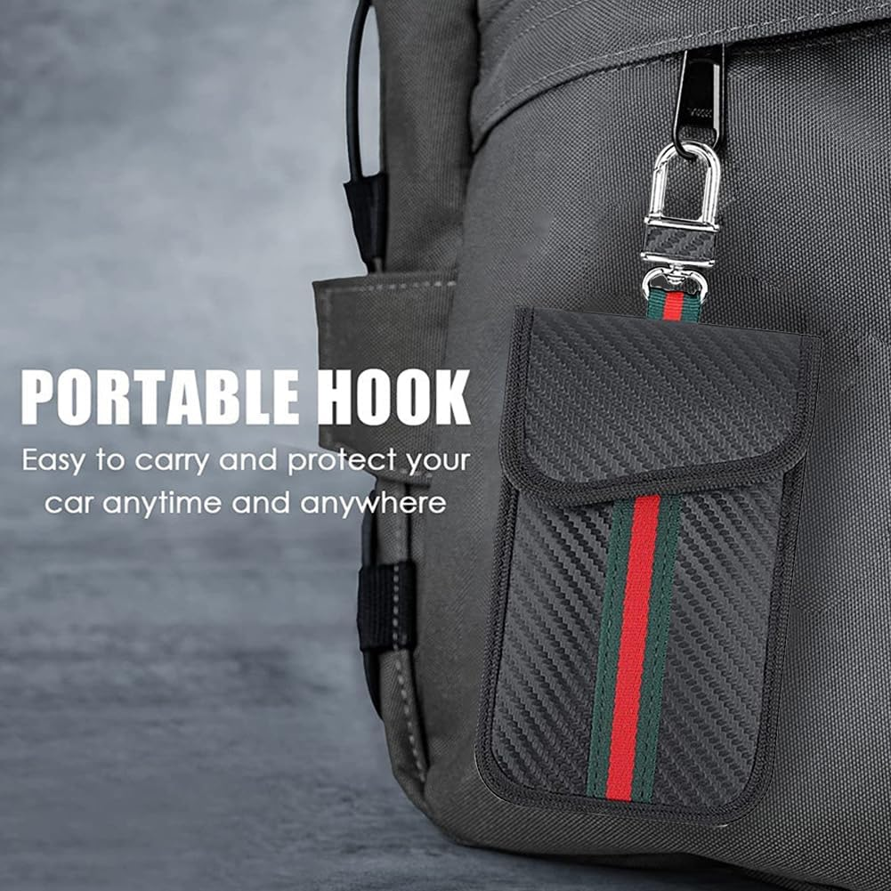 Geli Premium Faraday Bag for Car Keys, 2 Pack RFID Blocking Pouch, Waterproof Key Fob Protector for Keyless Entry Protection image number 3