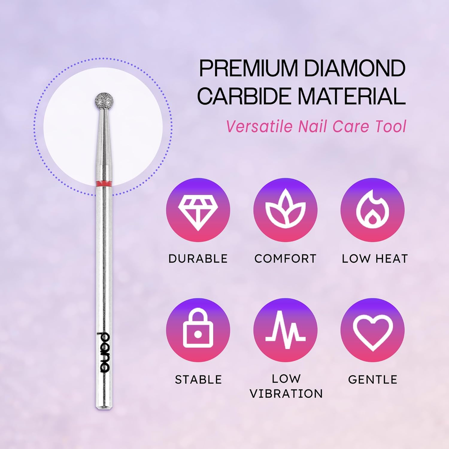 (Coarse) - PANA 0.2Cm Shank Size Professional - Small Barrel Gold Carbide Coarse Grit - Nail Drill Bit for for Dremel Machine image number 6