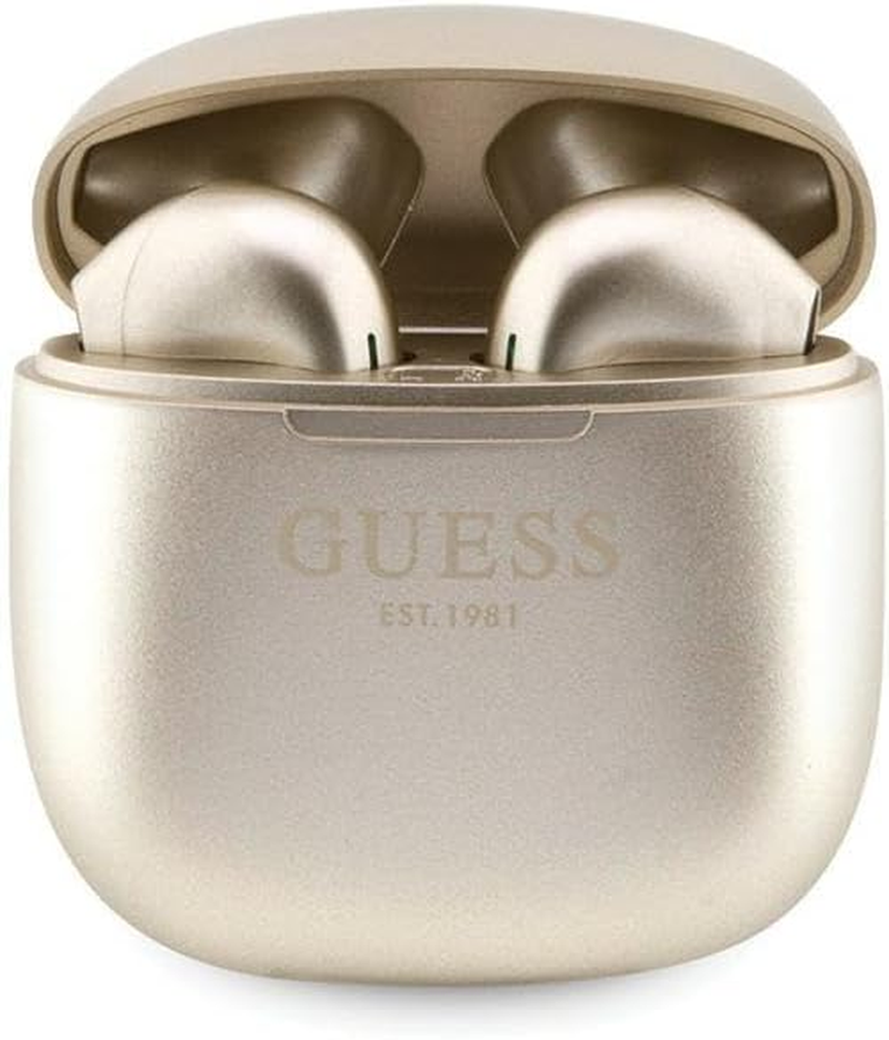 Guess GUTWST26PSD TWS Bluetooth Headphones + Docking Station Golden Classic EST Logo image number 2