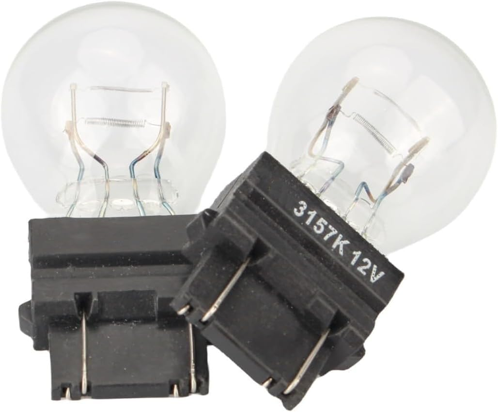 3157/3457 Tail/Brake Light Bulb/Turn Signal Bulbs(12V 27/7W 3000K) Fits for Jeep Grand Cherokee Wrangler Commander Compass Journey Primus Edge -(Pack of 2)