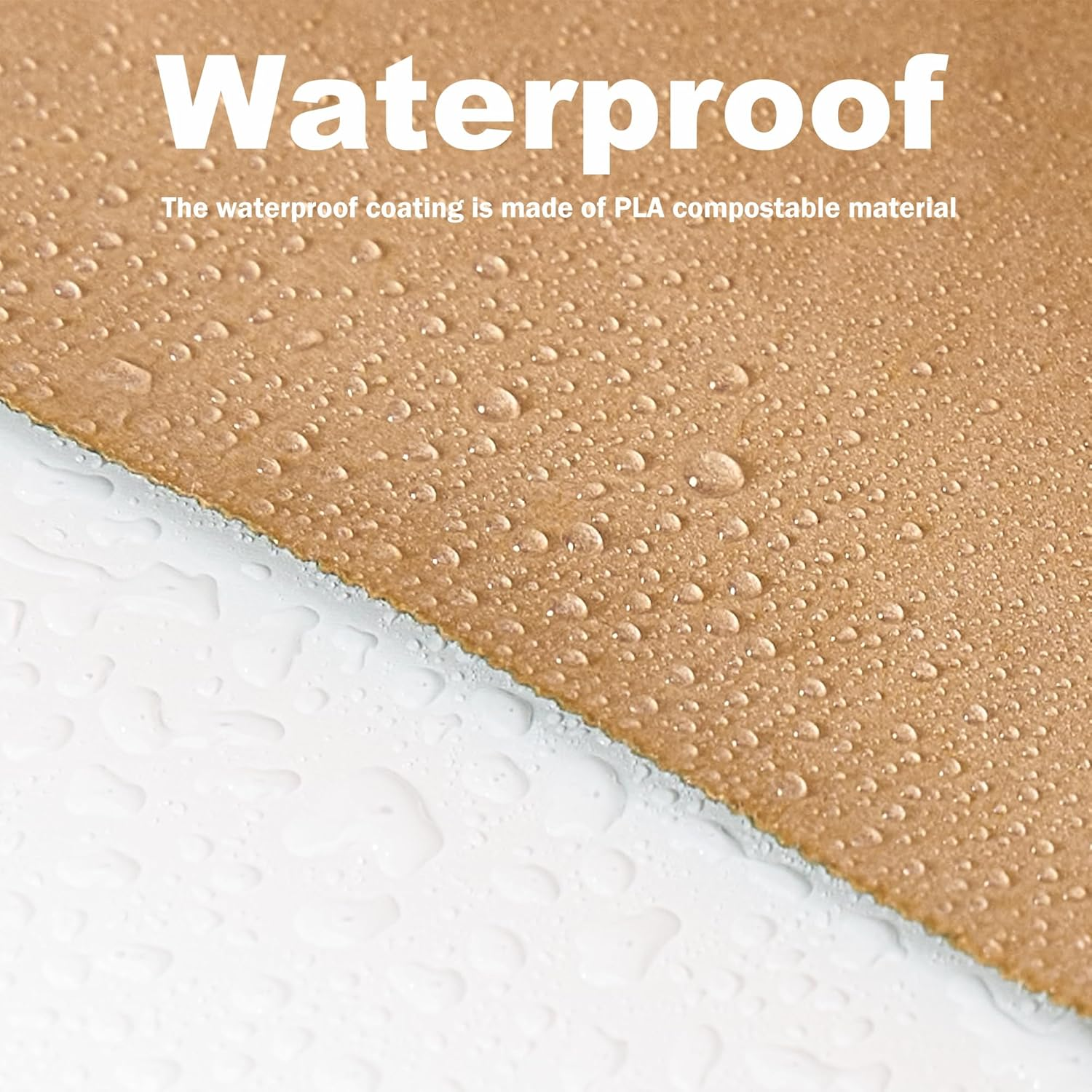 Compostable Paper Bag Leakproof Kitchen Food Waste Bag 35 Bags Waterproof Bin Liner with BPI Certified image number 1