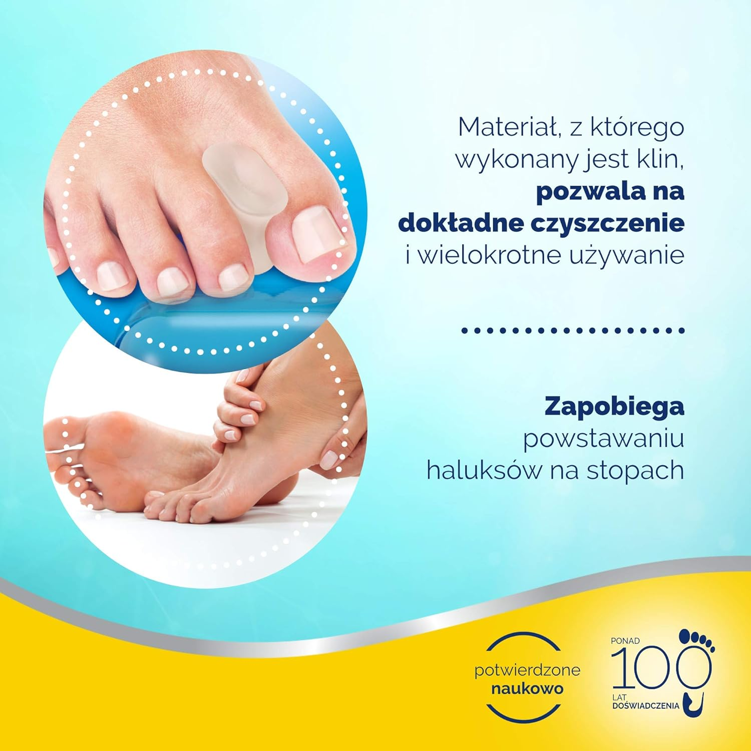 Scholl Gel Toe Spreader Pain Relief, 23G image number 3