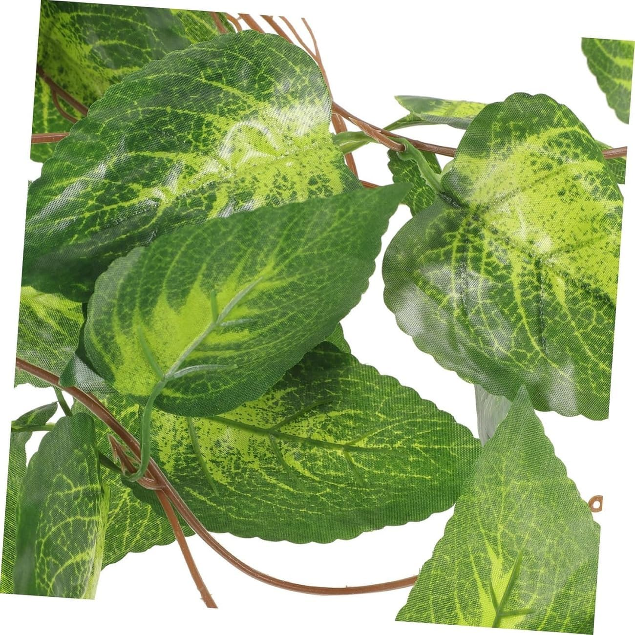 WADY Fake Plant Reptile Tank Hanging Realistic Decorative Reptile Plant Fake Artificial Terrarium Plant Ornament for Aquarium Ideal for Reptile (&lrm;Light Green) image number 5