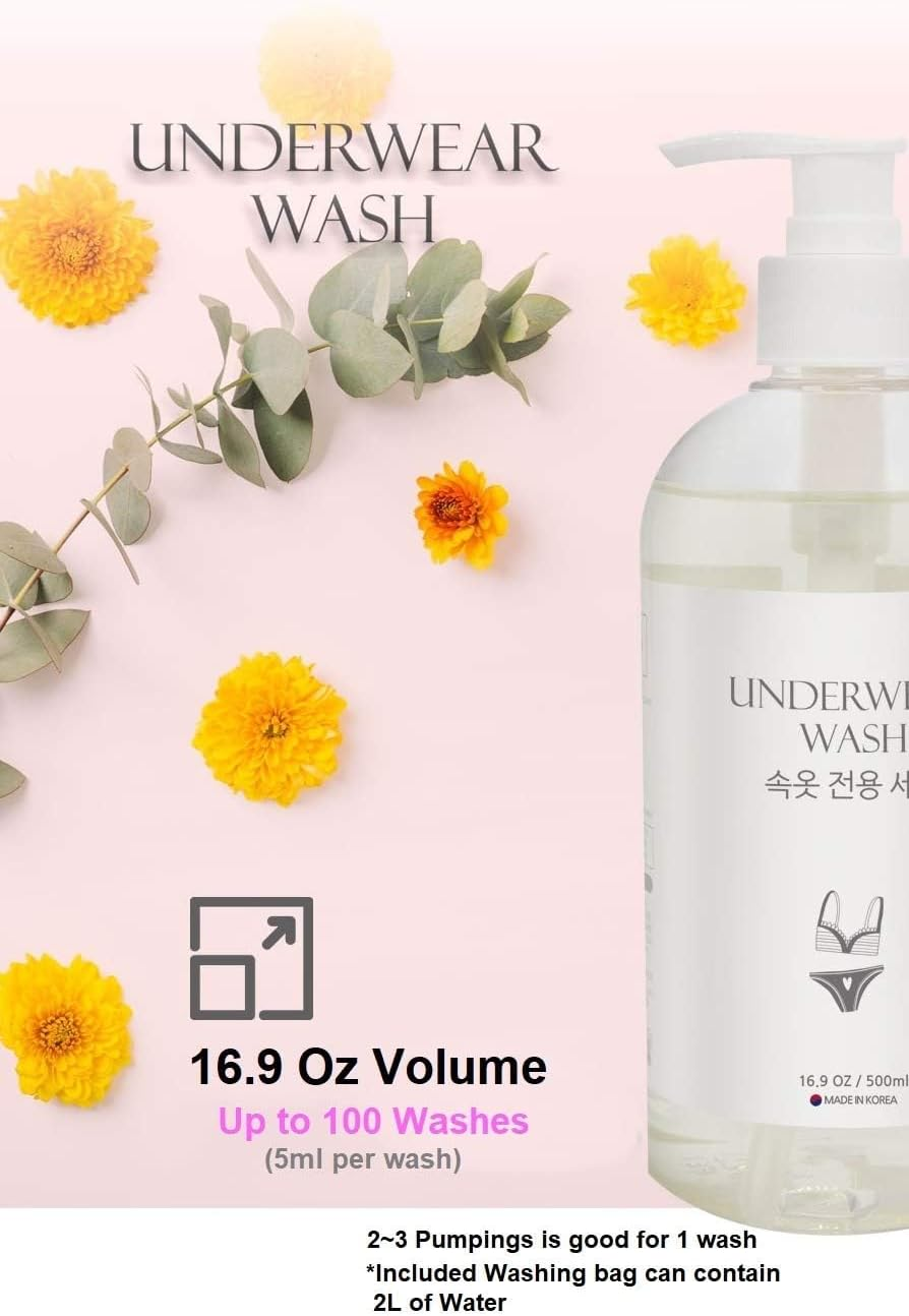 Underwear Washing Detergent 500Ml - Ideal Hand Wash for Lingerie image number 5