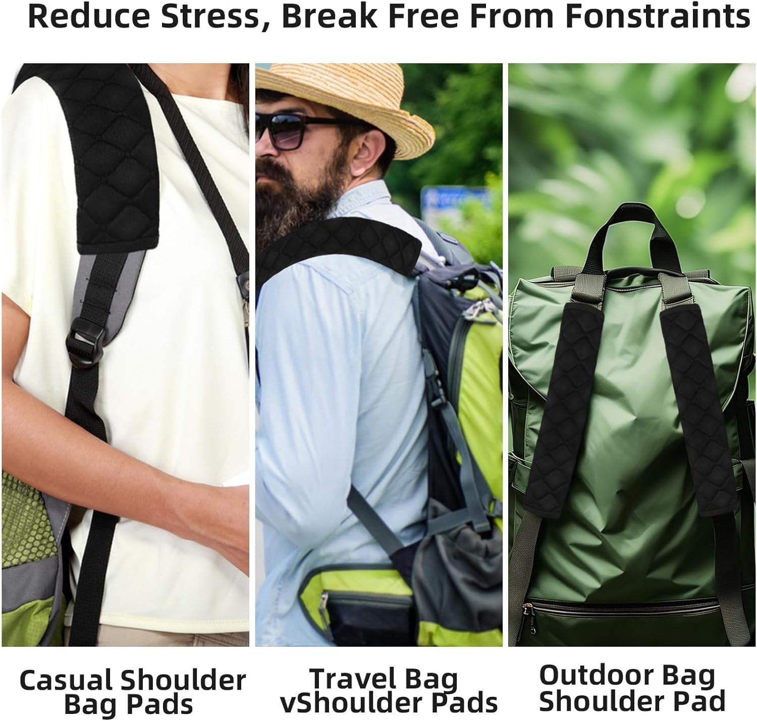 2Pcs Car Seat Belt Padding10.6In (27Cm) Car Seat Belt Shoulder Strap Cover Car Accessories Interior,Soft Shoulder Strap Covers Seat Belt Protector Make Neck and Shoulders More Comfortable image number 3