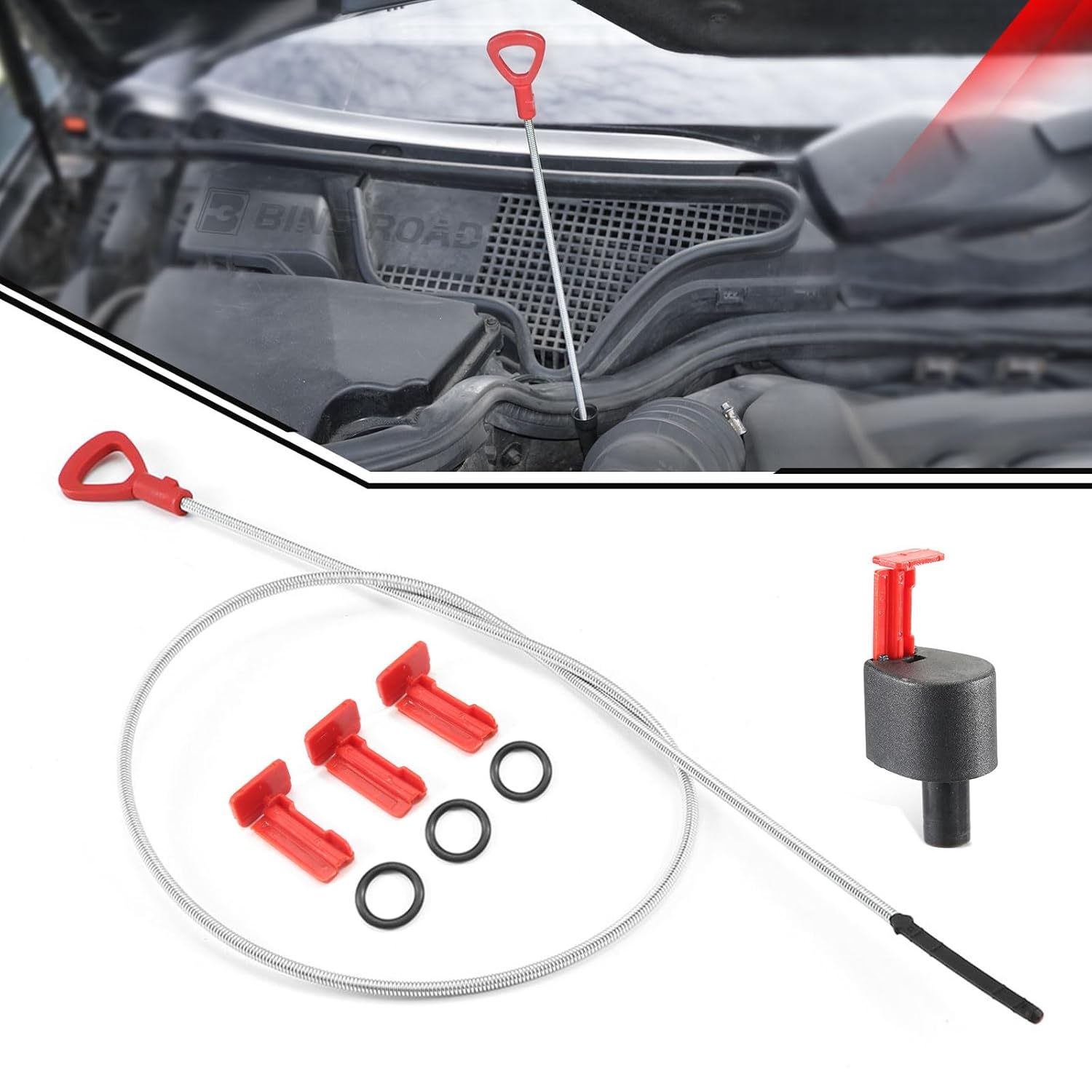 Transmission Dipstick Transmission Fluid Dipstick Tool Kit 140589152100 Compatible with Mercedes-Benz 722.6 Transmissions image number 6