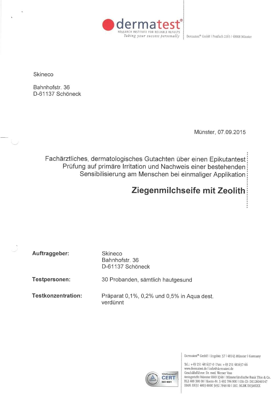 Skineco Natural Soap | Sustainable Goat'S Milk Soap with Zeolite | Piece of Soap for Sensitive Skin | Body Soap | Handmade Natural Cosmetics | Face Cleansing | Clear Skin | Mild image number 6