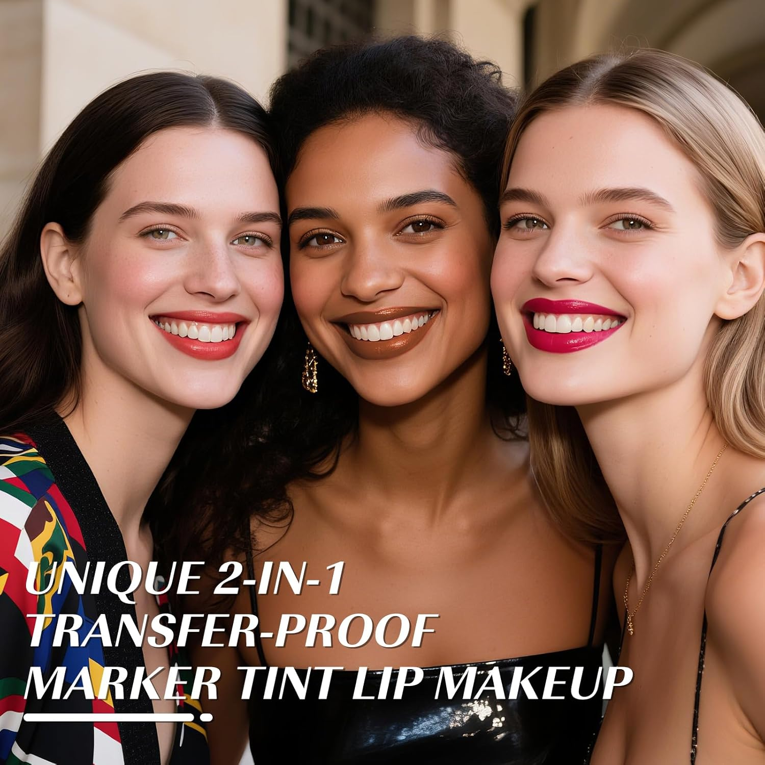 DAGEDA Lip Stain, Matte Color Look Lip Stain Marker, Waterproof Long Lasting Lip Liner, Smudge-Proof All Day Wear, Highly Pigmented, Smooth Application Marker Tint with Gourd Head 02