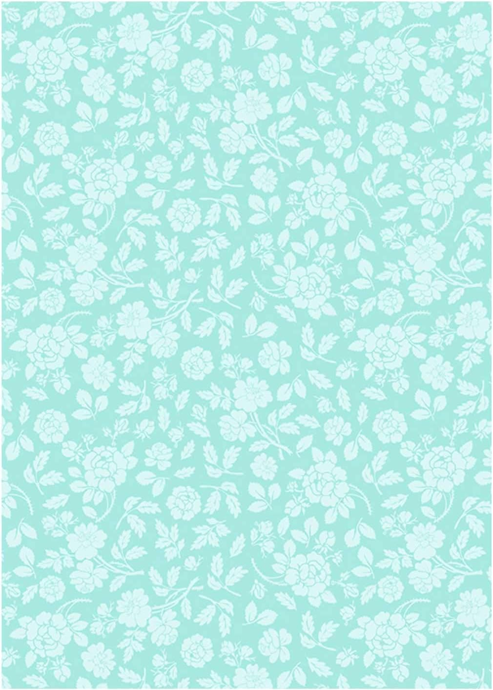 Ursus 60404699 - Flock Cardboard, Roses, Pastel, DIN A4, 220 G/M&sup2;, 5 Sheets in , Dyed, One-Sided with White Flock, Ideal for Creative Crafts image number 6