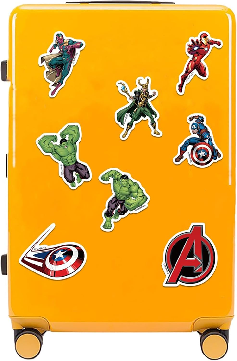 50Pcs Superhero Stickers for Laptop Decals, Avengers Stickers for Teens, Boys, Adults, Waterproof Vinyl Computer Stickers for Laptop Luggage Computer Stickers Decals Party Favors. - Blue-Tiger image number 3