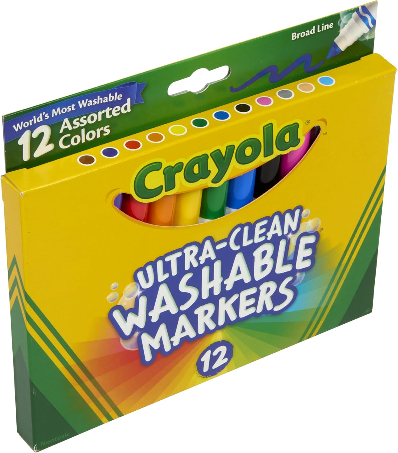 Crayola 12 Ct Ultra-Clean Washable Markers image number 6