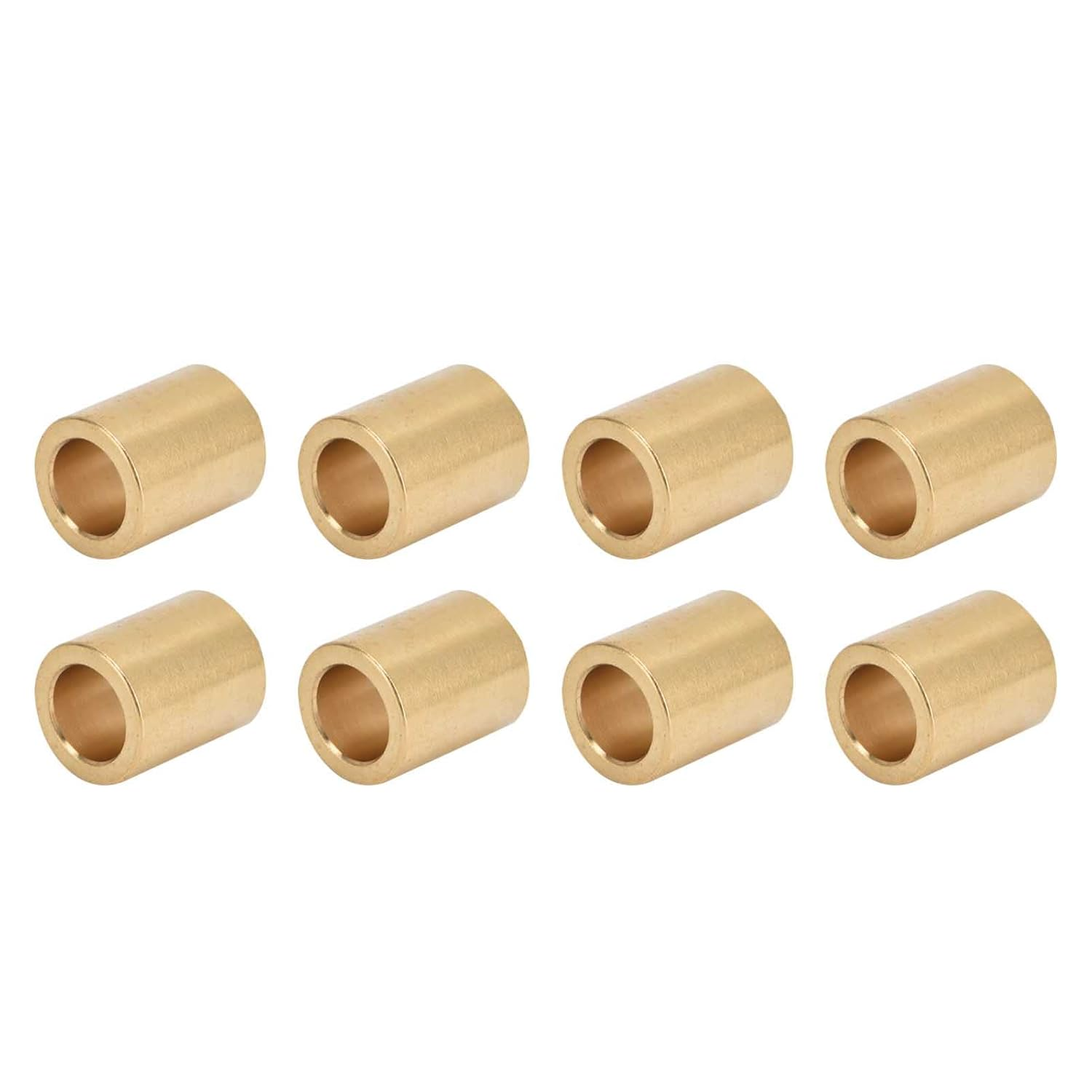 SELF LUBRICATING Brass Sleeve WEAR Resistant Bearing Slider Electrical Household 8PCS image number 2