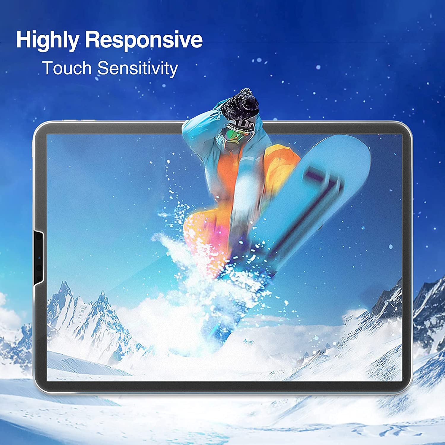 Procase Matte Screen Protector for Ipad Pro 12.9 Inch 6Th Gen 2022/ 5Th Gen 2021/ 4Th Gen 2020/ 3Rd Gen 2018, Anti-Fingerprint Matte Tempered Glass Screen Film Guard for Ipad Pro 12.9" 2022 2021 2020 2018 image number 5