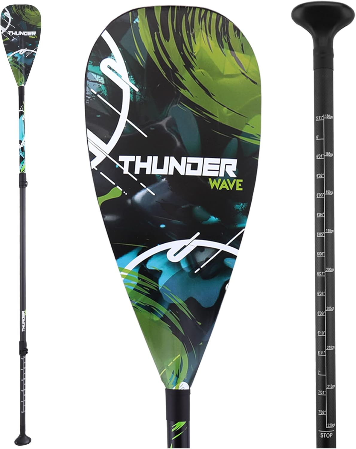 Serenelife SUP Paddle, Adjustable Paddle for Kayak, Free-Flow Inflatable SUP Stand up Water Paddleboard