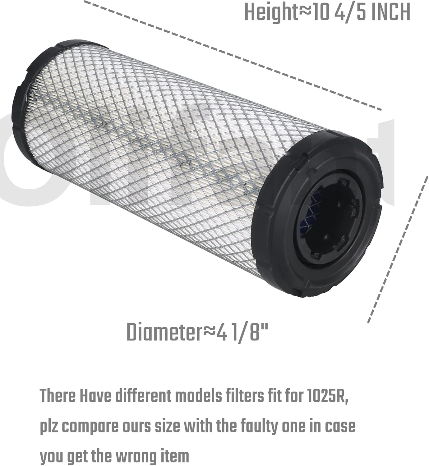 2X Air Filter Kits for John Deere M131802 M131803 Inner Outer Air Filter for 1025R(NOT ALL MODELS)2025R 2032R 3005 4005 4200 4210 4300 Olifant image number 3
