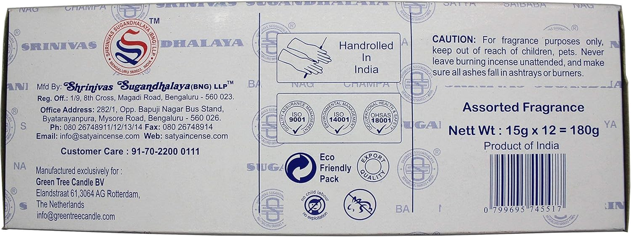 Set of 12 Nag Champa Namaste Positive Vibes Tantra Buddha Blessing Aura Cleansing Chakra Pyramids Reiki Karma Spiritual Healing Traditional Ayurveda by Satya image number 6