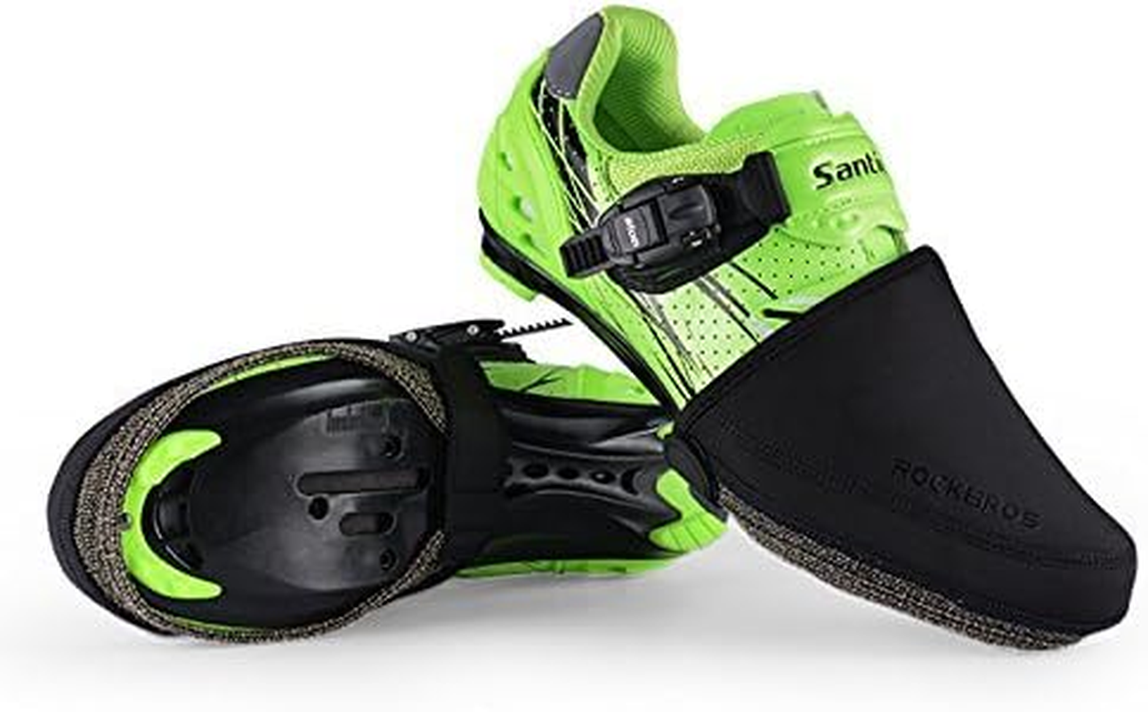 ROCKBROS Cycling Bike Shoe Toe Cover Warmer Protector Black 1 Pair image number 2