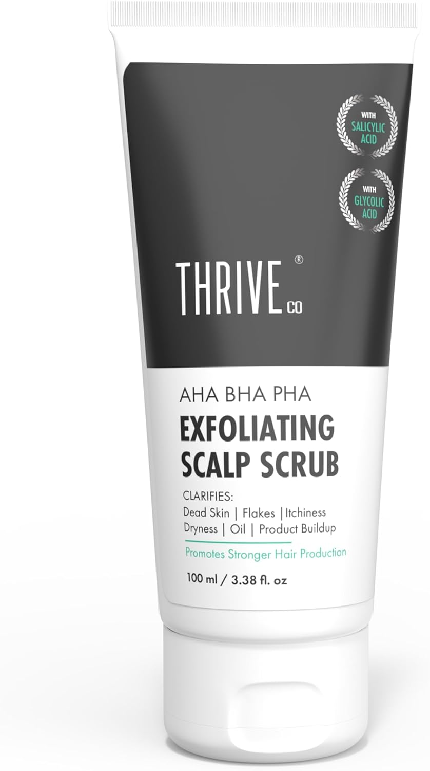 Thriveco Aha Bha Pha Exfoliating Scalp Scrub, 100Ml White image number 2