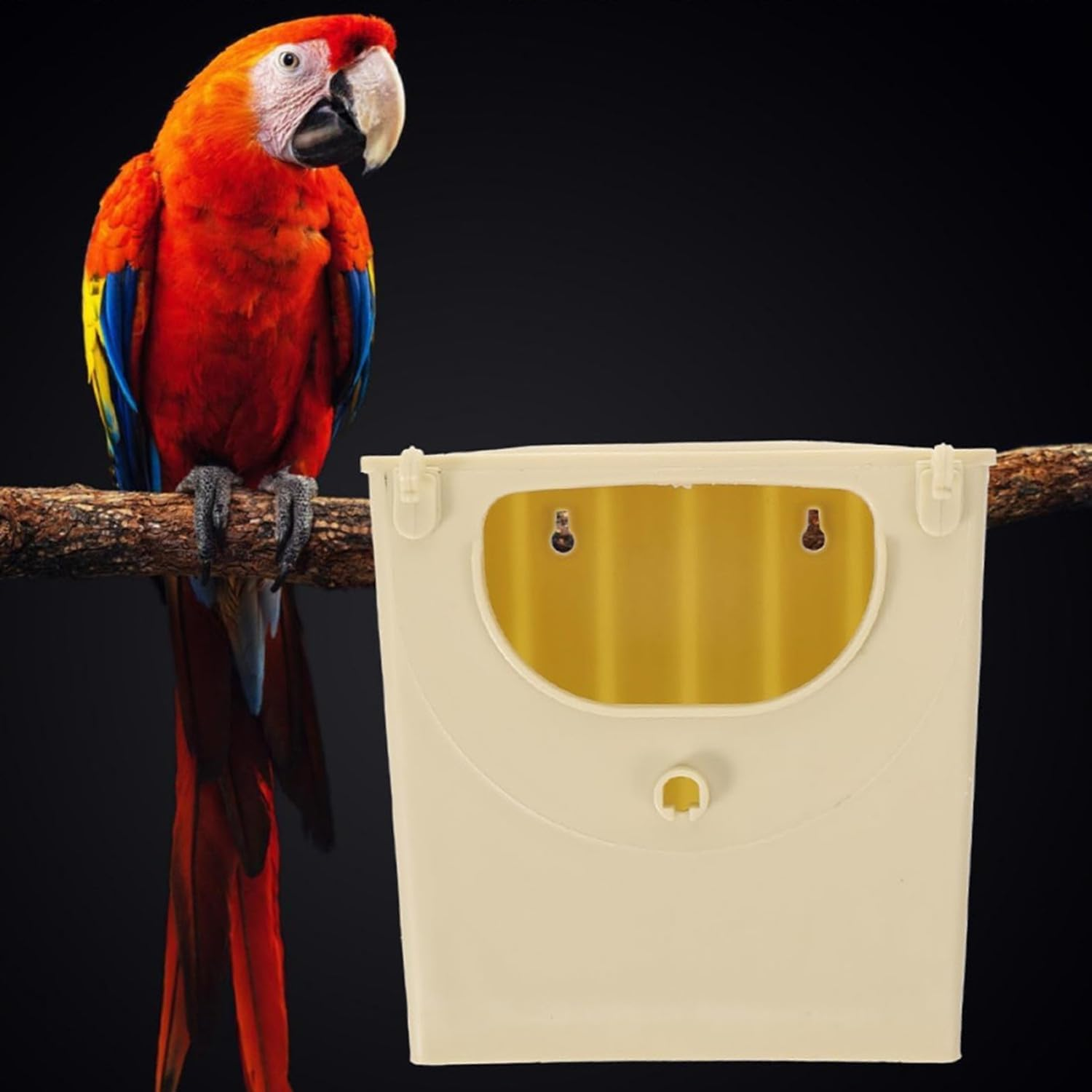 Plastic Birdhouse 4Pcs Bird Nesting House Plastic Breeding Box for Parakeets Love Birds Parrots Easy to Clean for Home Garden Porch Use image number 5