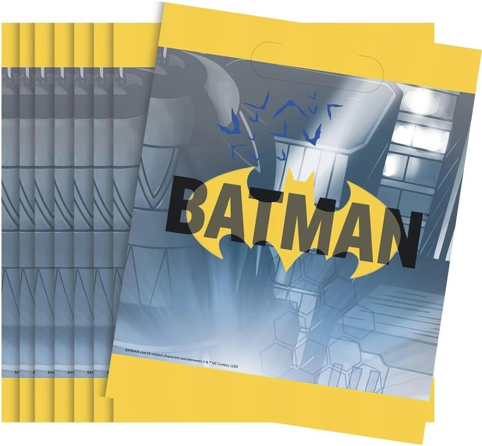 Unique Party 77523 Batman Party Bags, Pack of 8 image number 6
