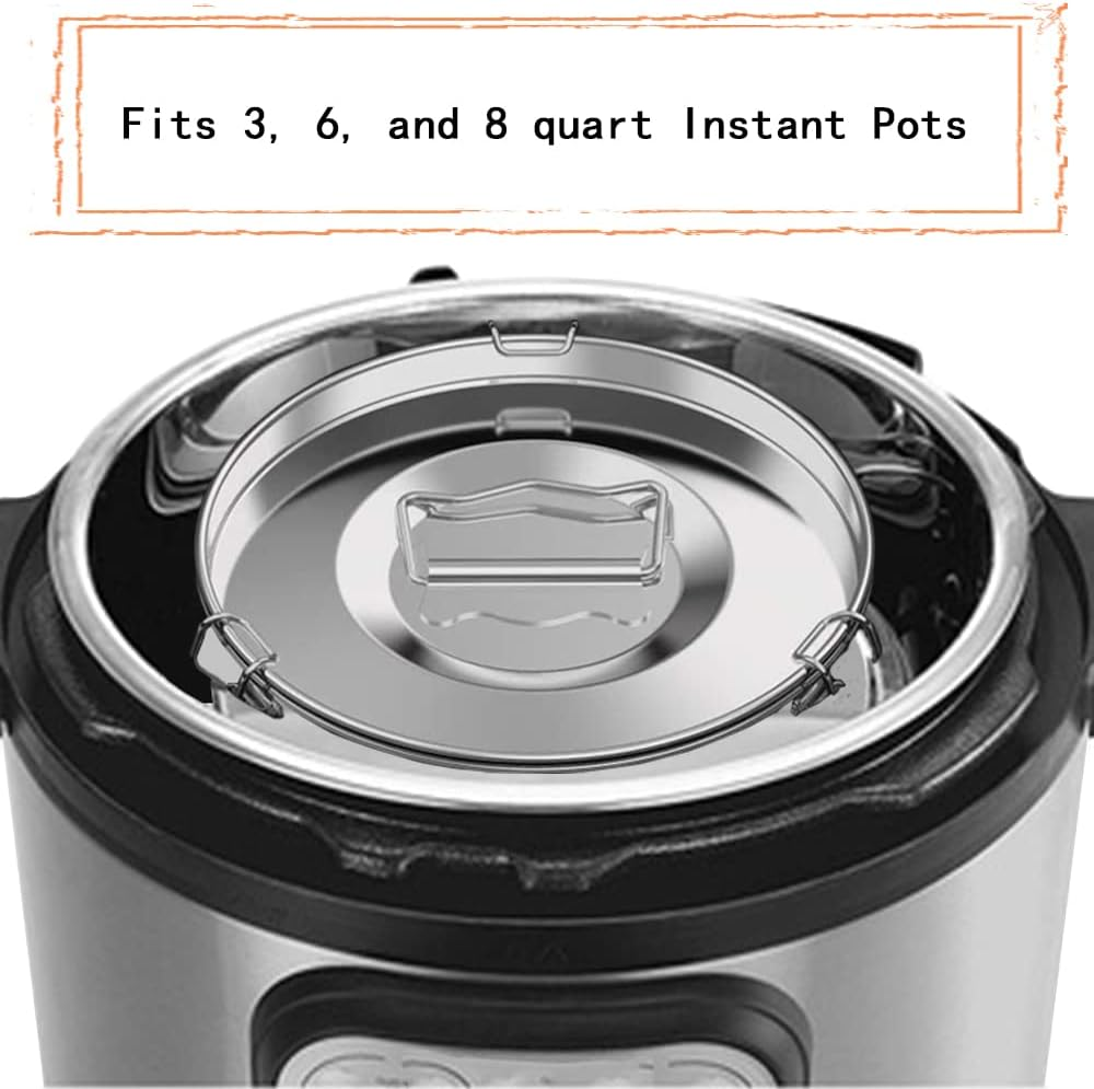 Stainless Steel Flan Mold 1.6QT for Instant Pot 6QT, Silver Molde Para Flan Maker