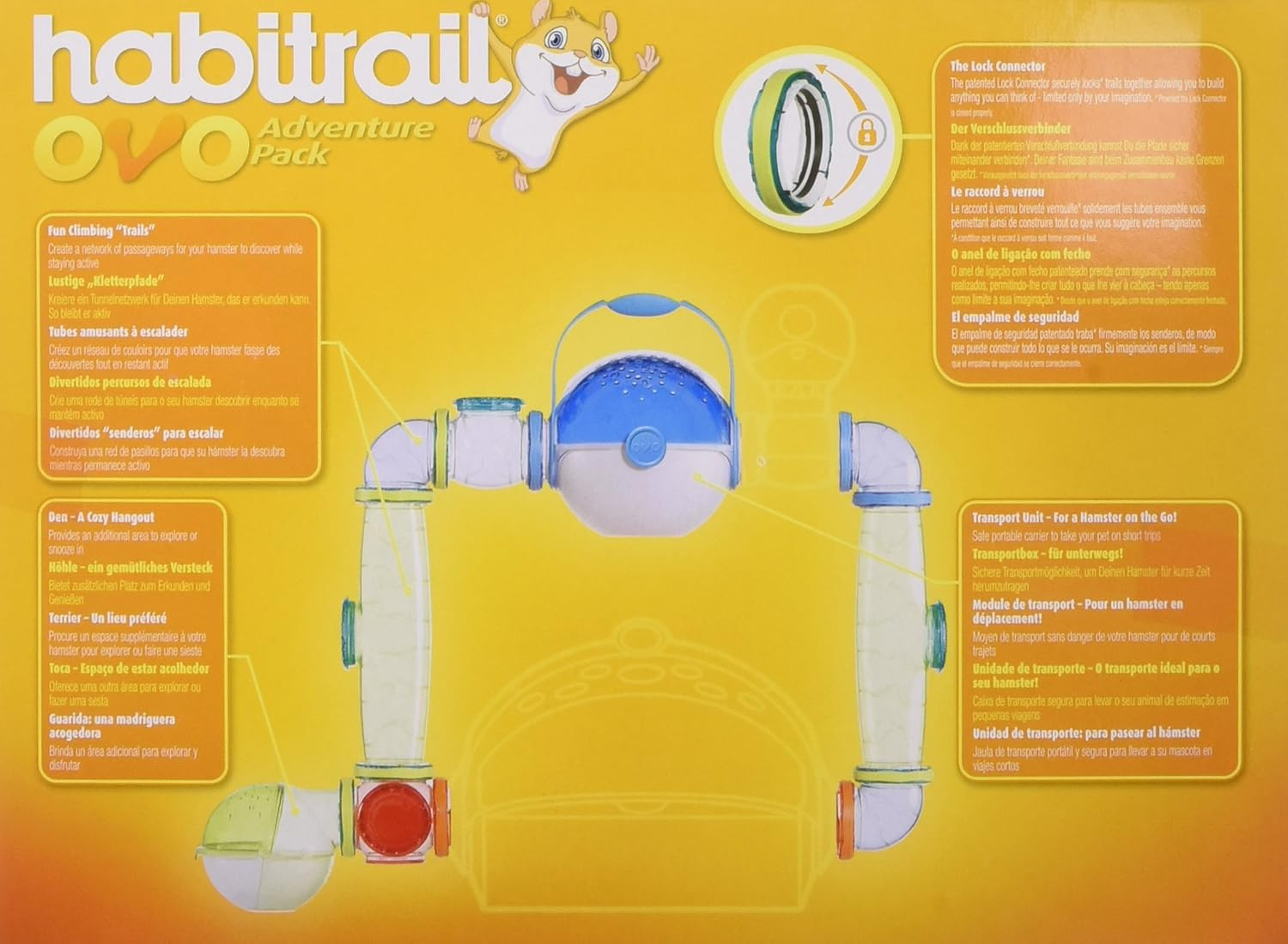 Habitrail OVO Adventure Pack, Hamster Cage & Accessories, Small Animal Habitat image number 4