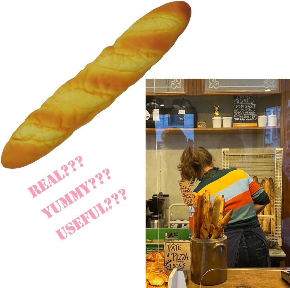 JIANEEXSQ Memory Foam Keyboard Wrist Rest Pad Soft Toast Bread Baguette Shape Anti-Skid Wrist Rest Support for Office Computer,Laptop Ergonomic Wrist Rest Pad image number 4