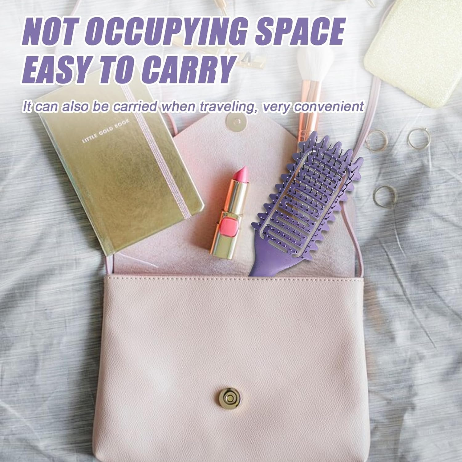 Curl Defining Brush, Curl Hair Brush, Curl Define Styling Brush, 2025 New Vented Hair Brush, for Combing and Shaping Men'S and Women'S Curls to Reduce Pulling 2Pcs image number 2