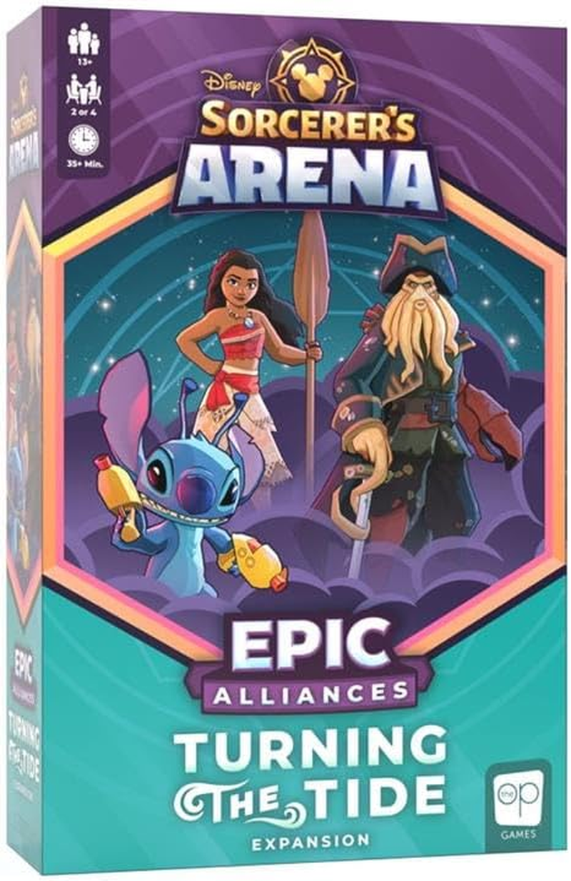 Usaopoly Disney Sorcerer'S Arena Epic Alliances Turning the Tide Expansion Board Game
