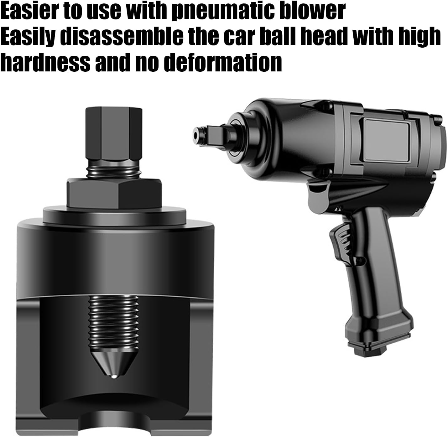 Ball Joint Puller | Fork Ball Joint Removal Tools | Anti-Slip Scratch-Resistant Puller for Motor Balljoint Atv Truck Automotive - 36Mm Top Bead image number 6