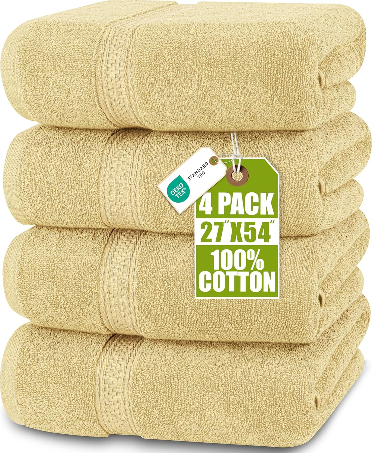 Utopia Towels [6 Pack Premium Hand Towels Set, (16 X 28 Inches) 100% Ring Spun Cotton, Ultra Soft and Highly Absorbent 600GSM Towels for Bathroom, Gym, Shower, Hotel, and Spa (Cool Grey)