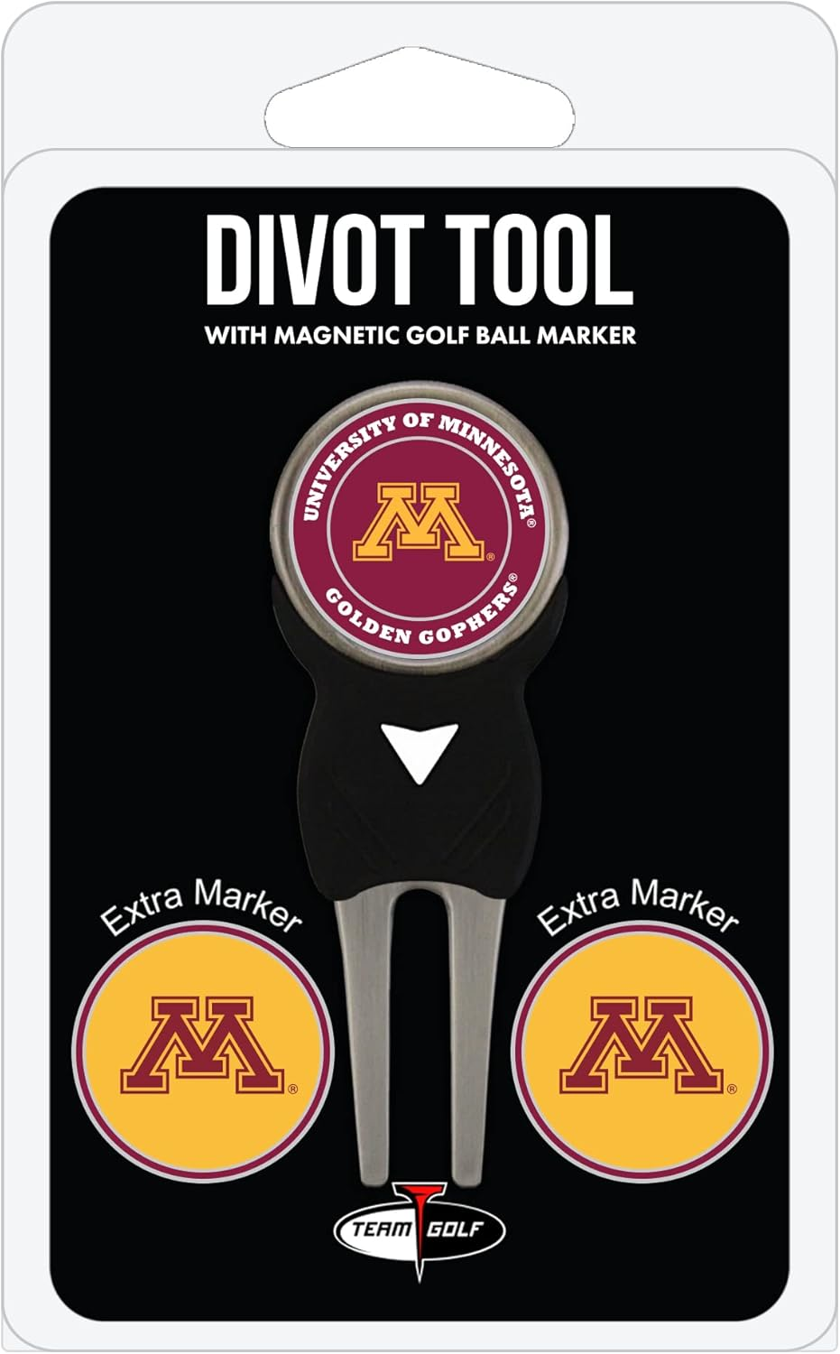 Team Golf NCAA Divot Tool with 3 Golf Ball Markers Pack, Markers Are Removable Magnetic Double-Sided Enamel image number 4