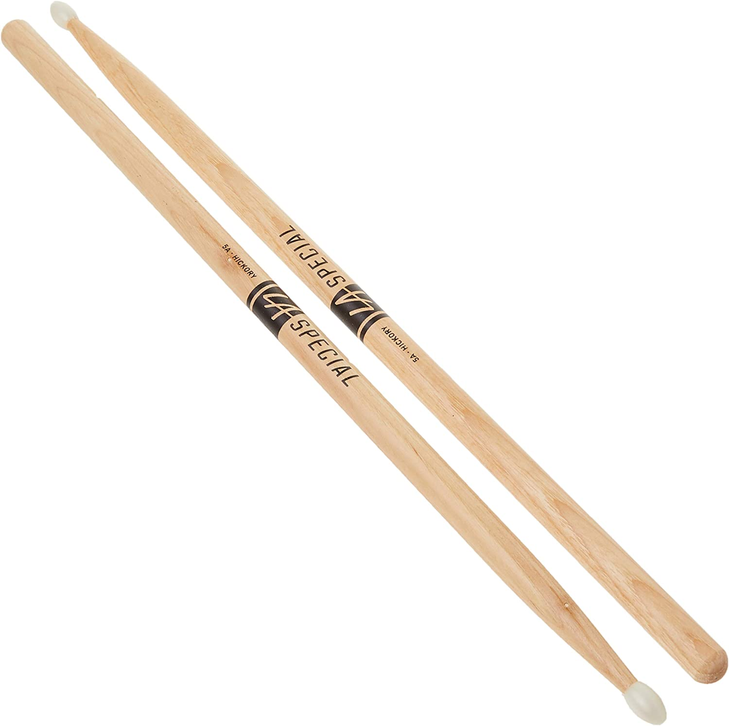Promark LA Specials - 5A Drumsticks - Drum Sticks Set for Acoustic Drums or Electronic Drums - Oval Nylon Tip - Hickory Drum Sticks - Consistent Weight and Pitch - Made in the USA - 3 Pairs image number 4