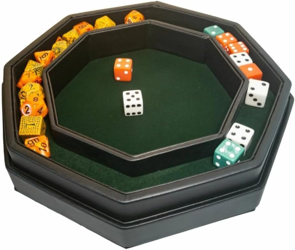 Let'S Play Games Premium 20 Cm Dice Tray - Black