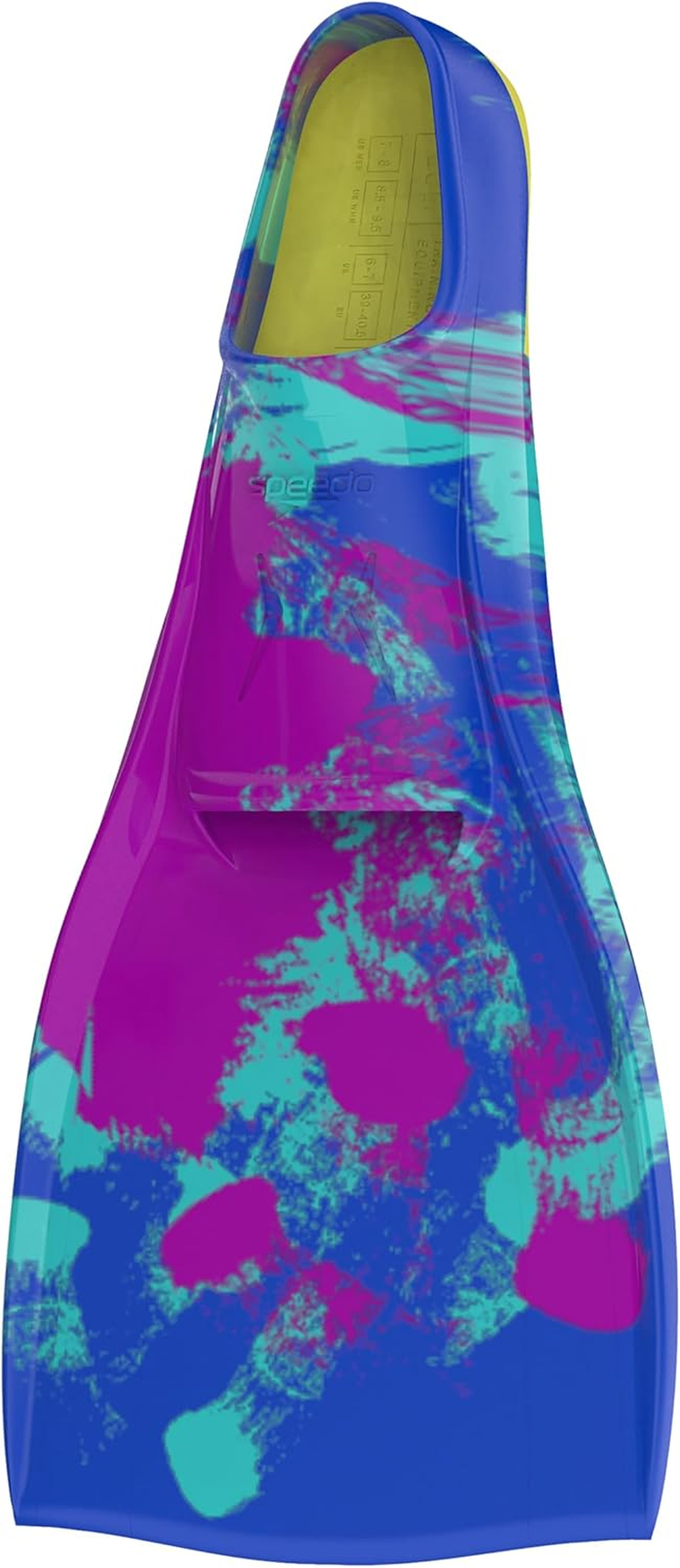 Speedo Unisex-Adult Swim Training Fins Rubber Short Blade