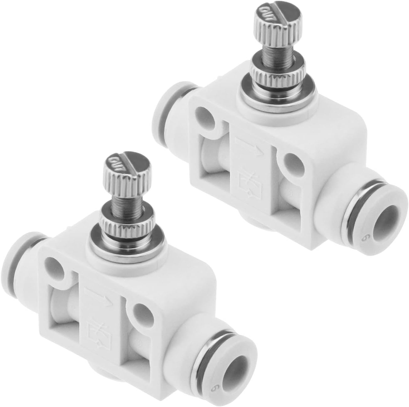 Emagtech 2PCS Aquarium CO2 Generator Regulating Valve 6Mm Adjustable Carbon Dioxide Regulator Air Flow Control Valve Aquarium Water Grass Supplies image number 3