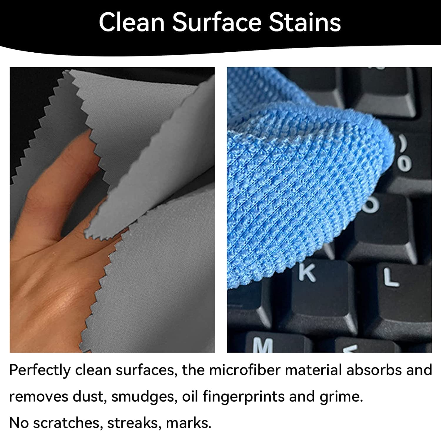 Keyboard Cleaner Kit, Laptop Computer Mechanical Keyboard Cleaning Kit,Anti-Static Brush,Small Cleaning Brush, Cleaning Kit Compatible Laptop/Pc/Computer/Keyboard/Laptop/Camera/Phone/Earbud image number 1