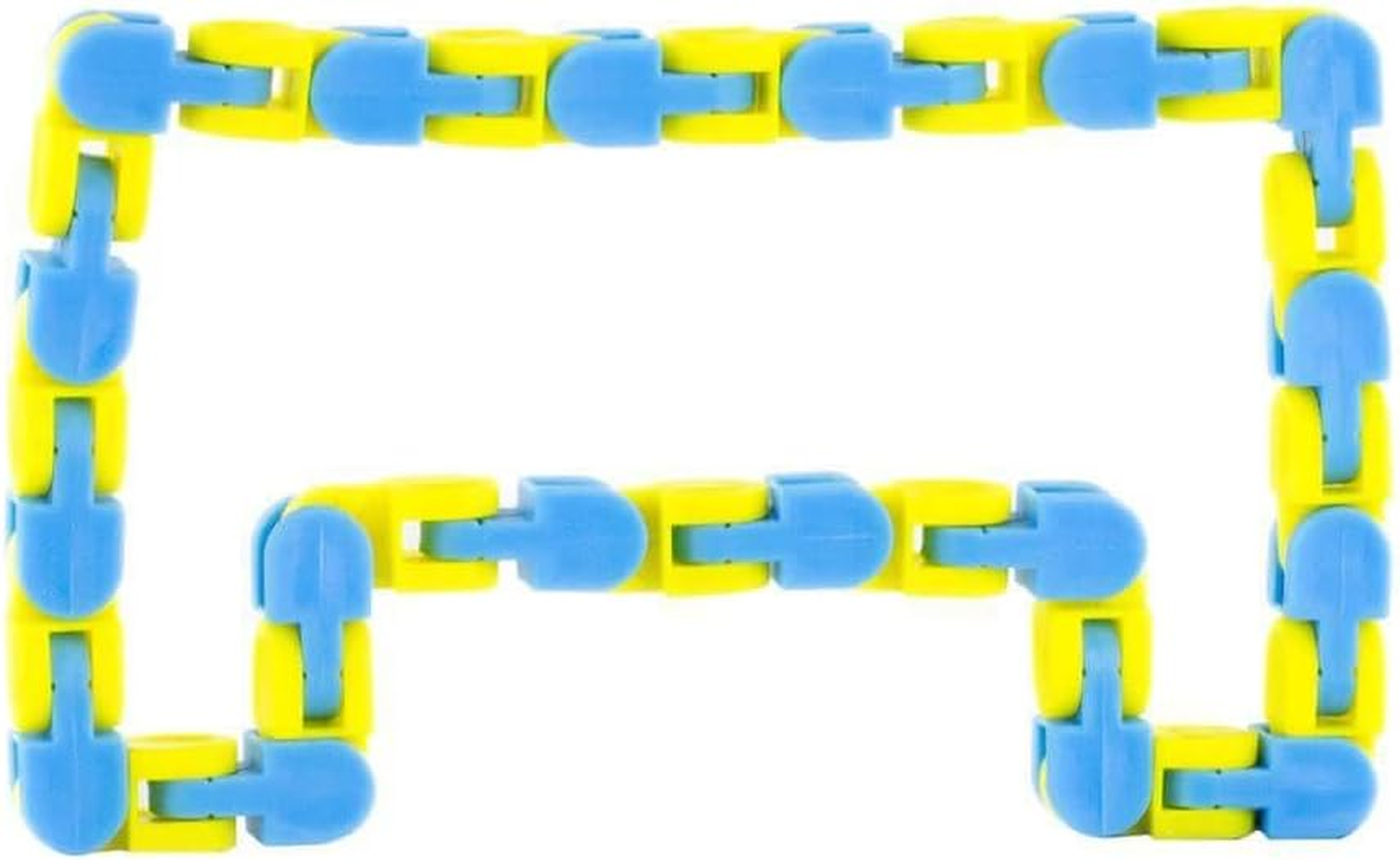 Keycraft Fidget Track Toy, One Sent at Random, Flexible Sensory Puzzle for Kids Stress Relief and Focus image number 1
