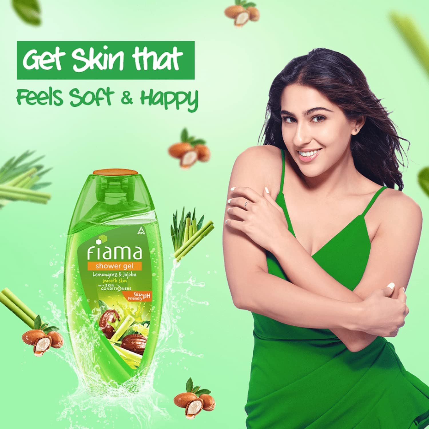 Fiama Di Wills Lemongrass and Jojoba Gentle Exfoliation Shower Gel, 250 Ml