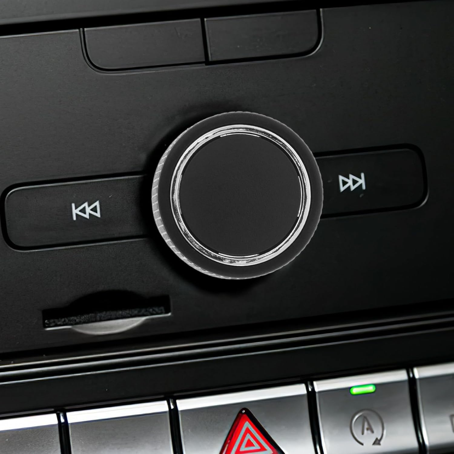 Happyyami Universal Car Audio Volume Control Knob Compatible with Cadillac, and 22912547 Rotary Radio Knob Button Cover for Rear Radio Replacement for 2007-2014 Models image number 1