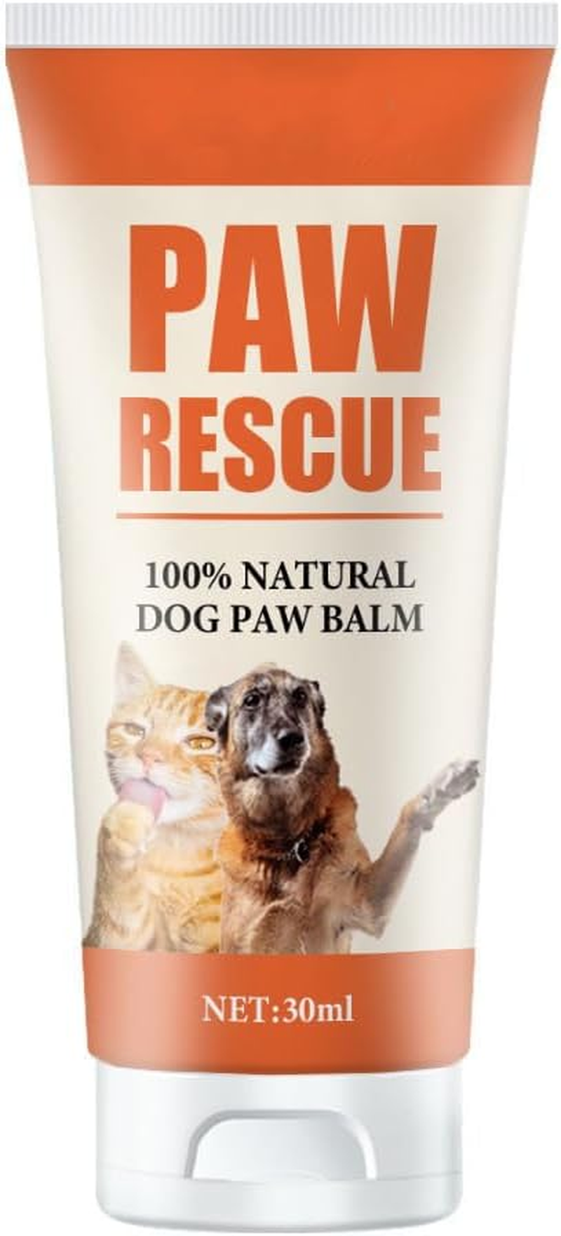 Pet Paw Balm for Dogs & Cats - 30G Paw Protection Balm, Relieves Cracking Paws & Nose, All-Season Paw Care for Rough Surfaces, Natural Healing Wax image number 1