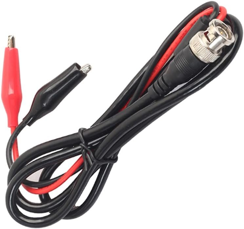 ULTECHNOVO 2Pcs Test Leads Test Cable Lead Probe Electrical Alligator Clips Bnc to Dual Alligator Electrical Clamp Laundry Soap Dispenser Q9 Video Cable image number 2