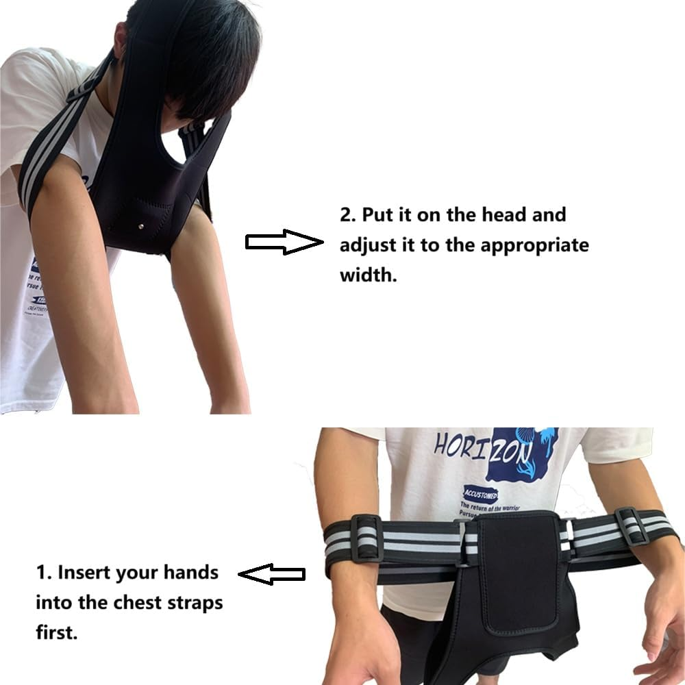 HTC Vive Tracker Dedicated Chest Strap, Compatible with HTC Vive (1.0 2.0 3.0) Ultimate Tracker and Tundra Tracker, Suitable for VR Fitness, Vrchat, Animation, and Virtual Production. image number 2