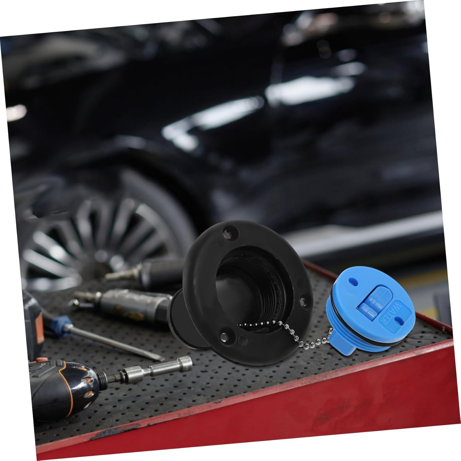 Plastic Water Hatch Cover Rv Boat Deck Water Filler Cap for Freshwater Inlet Replacement Accessories for Yachts and Caravans image number 2