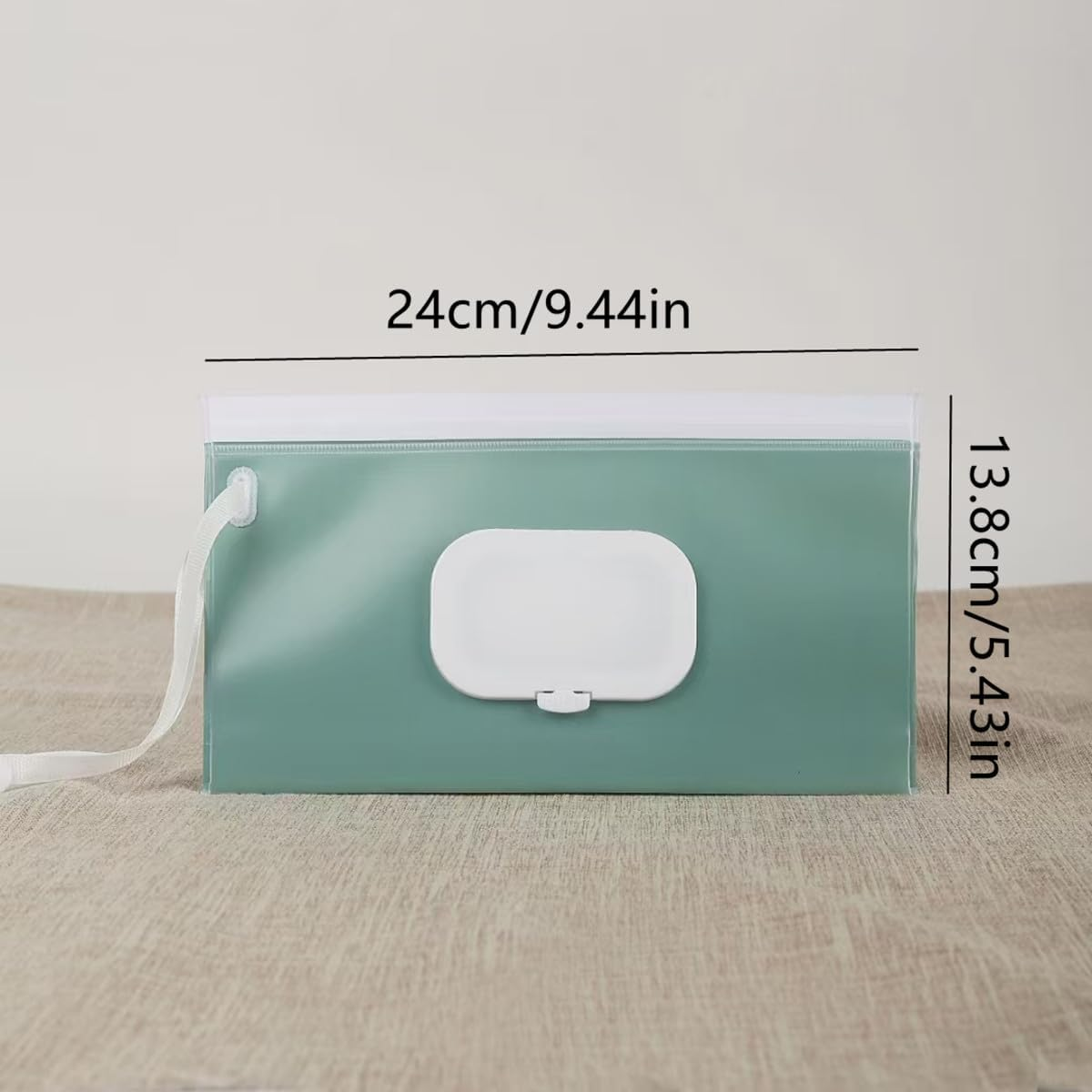 3-Pack Wipes Dispenser Wipes Bag, Portable Refillable Dispenser Box,Travel Camping Hiking image number 3