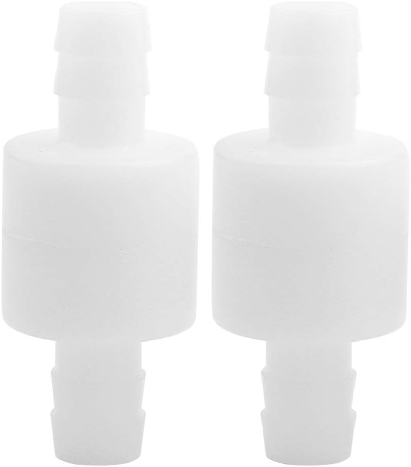 2Pcs 10Mm Plastic Check Valve One-Way Valves Non-Return Replacement Part Accessories Kit Used for Liquid Water Gas image number 3