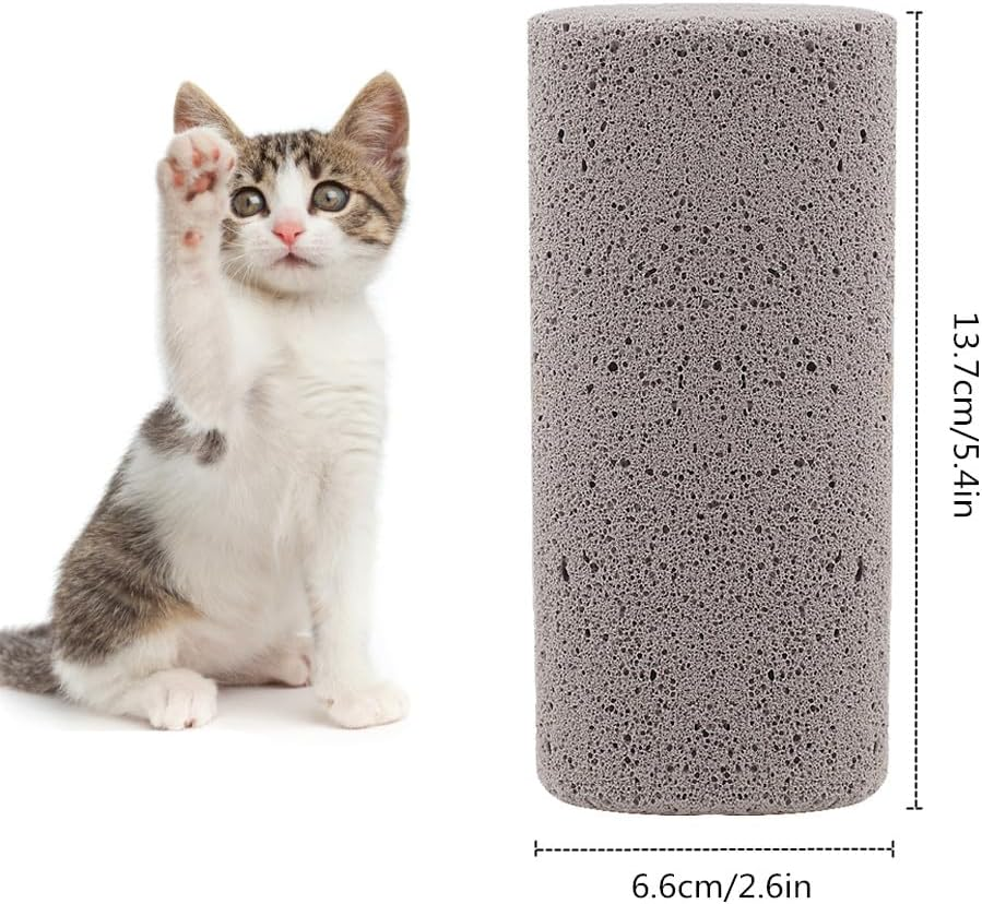 Plzoslly 2 Pack Pet Hair Remover for Cat Hair Removal, Pet Fur Remover Pumice Stone for Dog Hair Removal, Remove Dog Cat Hair Quickly from Carpet, Furniture, Car, Bedding and Clothing - 2 Pack image number 2